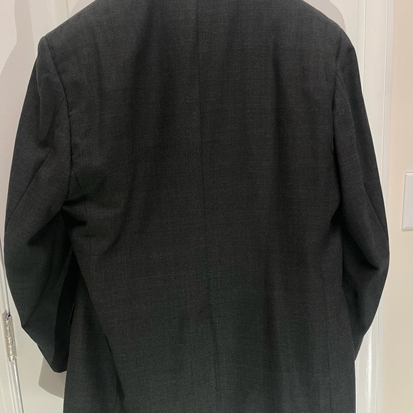 Brooks Brothers Charcoal Men's Blazer two button 46L wool - Picture 3 of 15